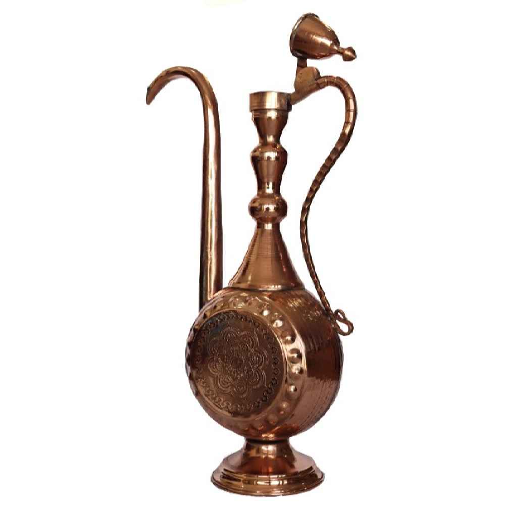 装饰波斯铜阿夫塔贝壶带洗脸盆 – Raz 款