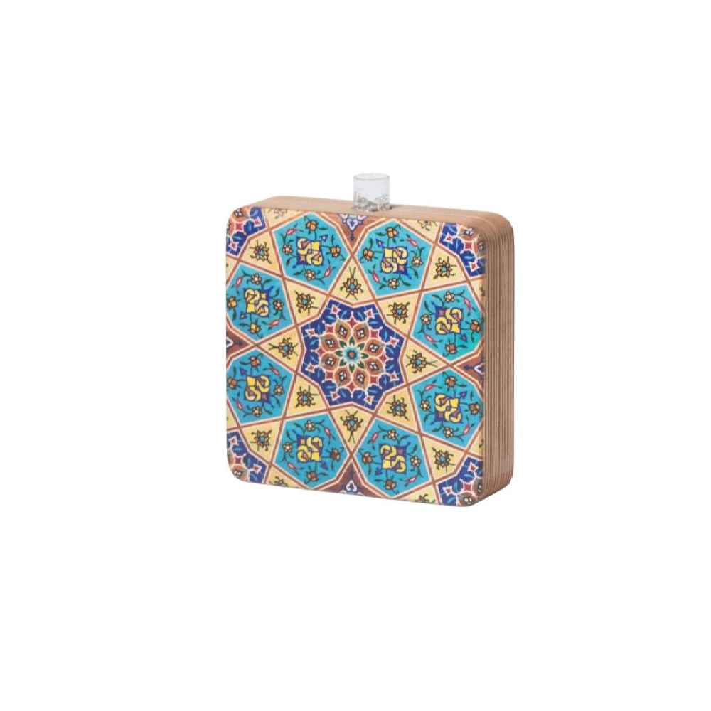 Main image of 装饰木质玻璃花房花瓶 – 波斯灵感图案 Sonati（传统款）