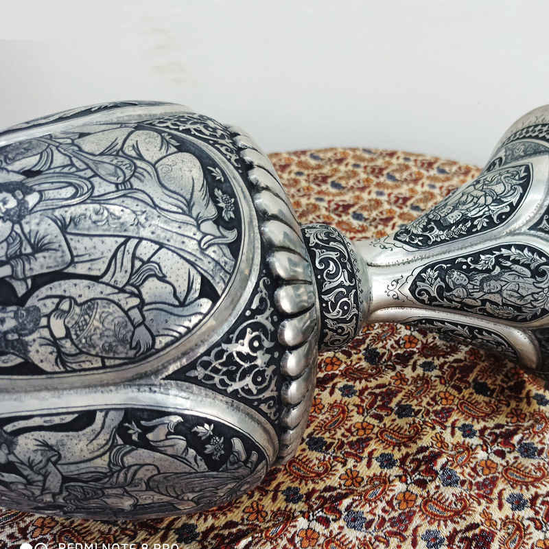 手工波斯雕刻铜制糖碗 Majnoon 款