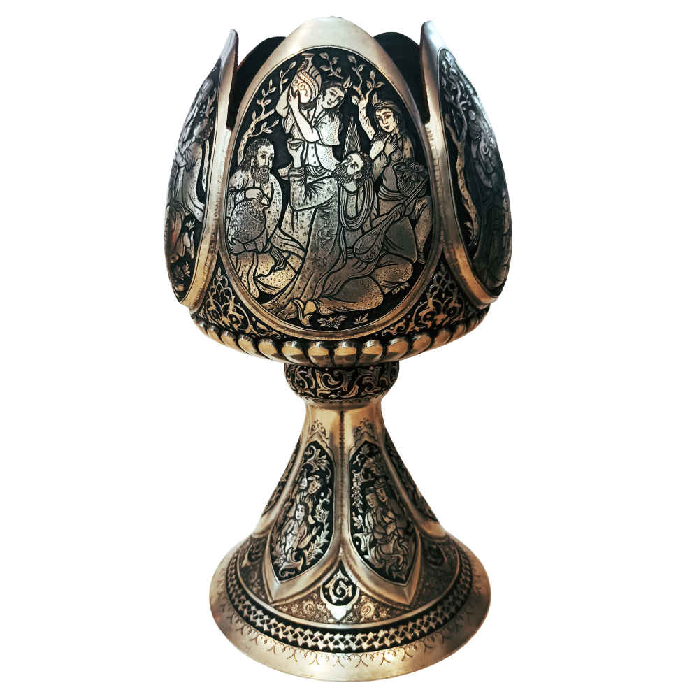 Main image of 手工波斯雕刻铜制糖碗 Majnoon 款