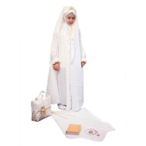 女孩 Taklif 庆祝查多套装（带袖）– Melisa 款