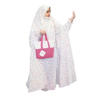 女孩 Taklif 仪式查多套装（带袖）– Floral 款