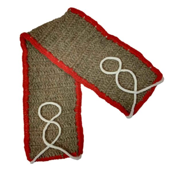 手工编织羊毛浴背刷