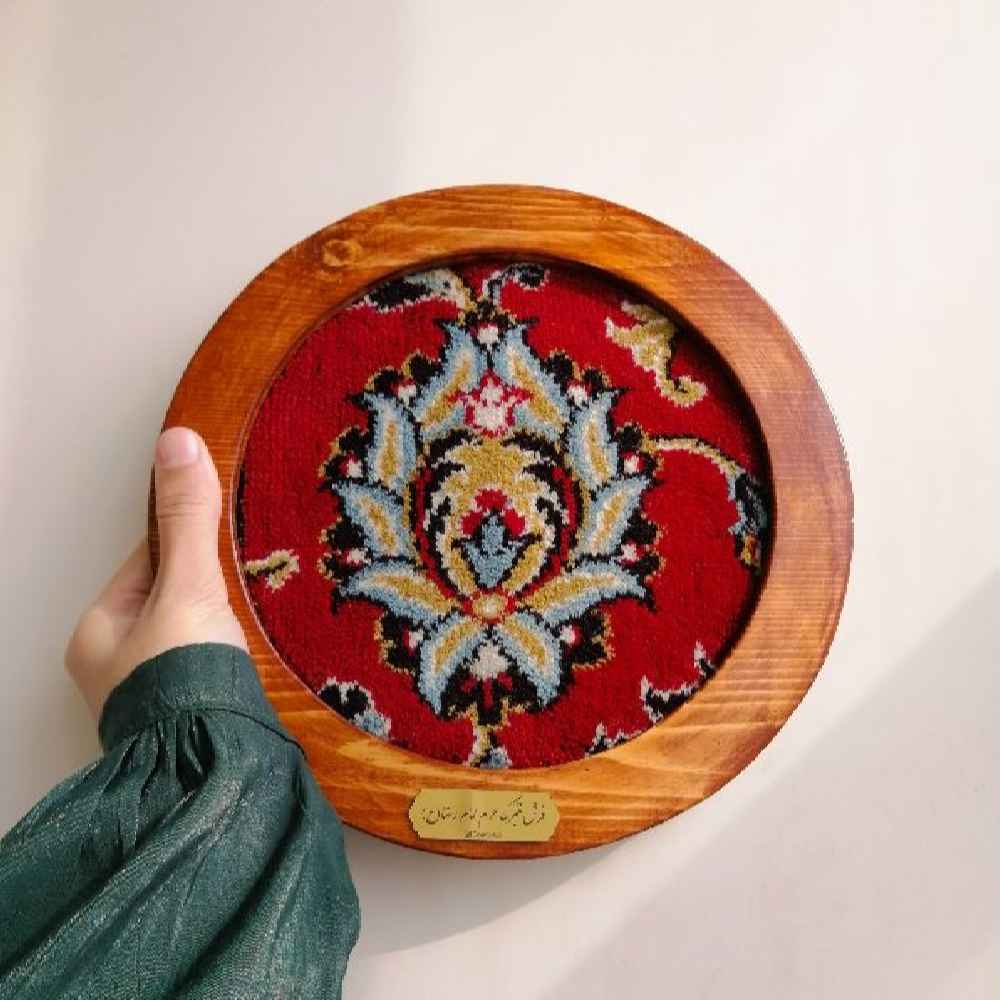 Main image of 伊斯兰 Imam Reza 圣陵地毯框 – Azin 款