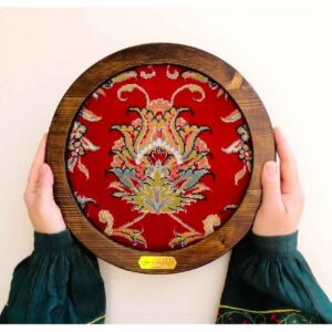 伊斯兰 Imam Reza 圣陵地毯框 – Zhivar 款