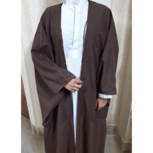 伊斯兰男士 Bisht 长袍 – 长袖 – 阿拉伯优雅款