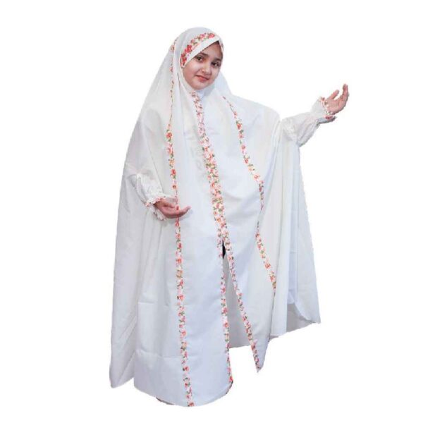 伊斯兰白色女孩礼拜查多 – Bahareh 款