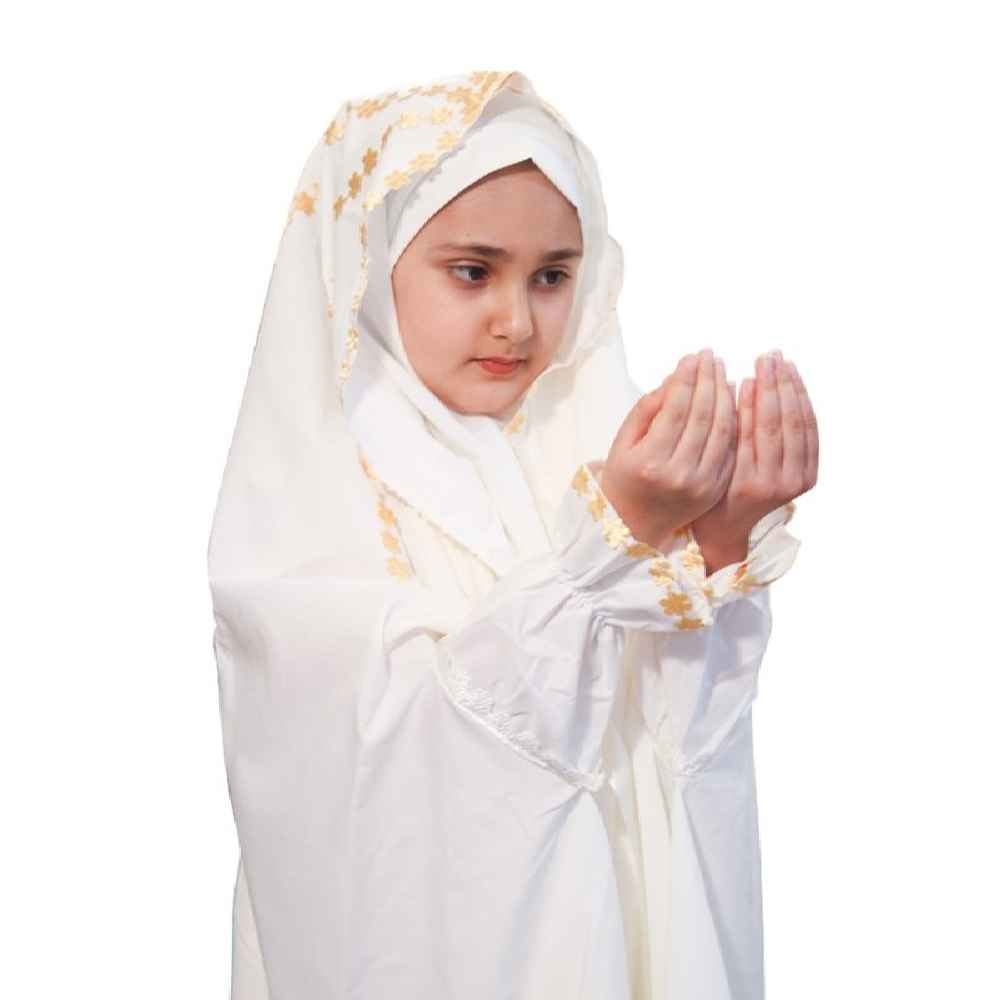 Main image of 伊斯兰白色女孩礼拜查多 – Khorshidi 款