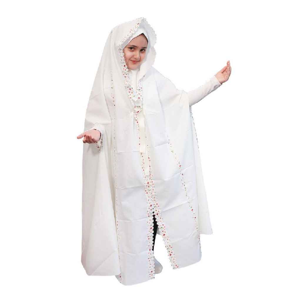 Main image of 伊斯兰白色女孩礼拜查多 – Nasim 款