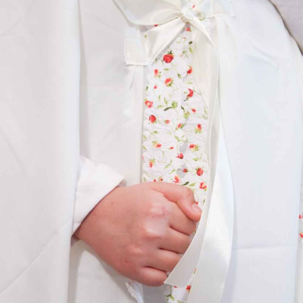 伊斯兰白色女孩礼拜查多 – Nasim 款