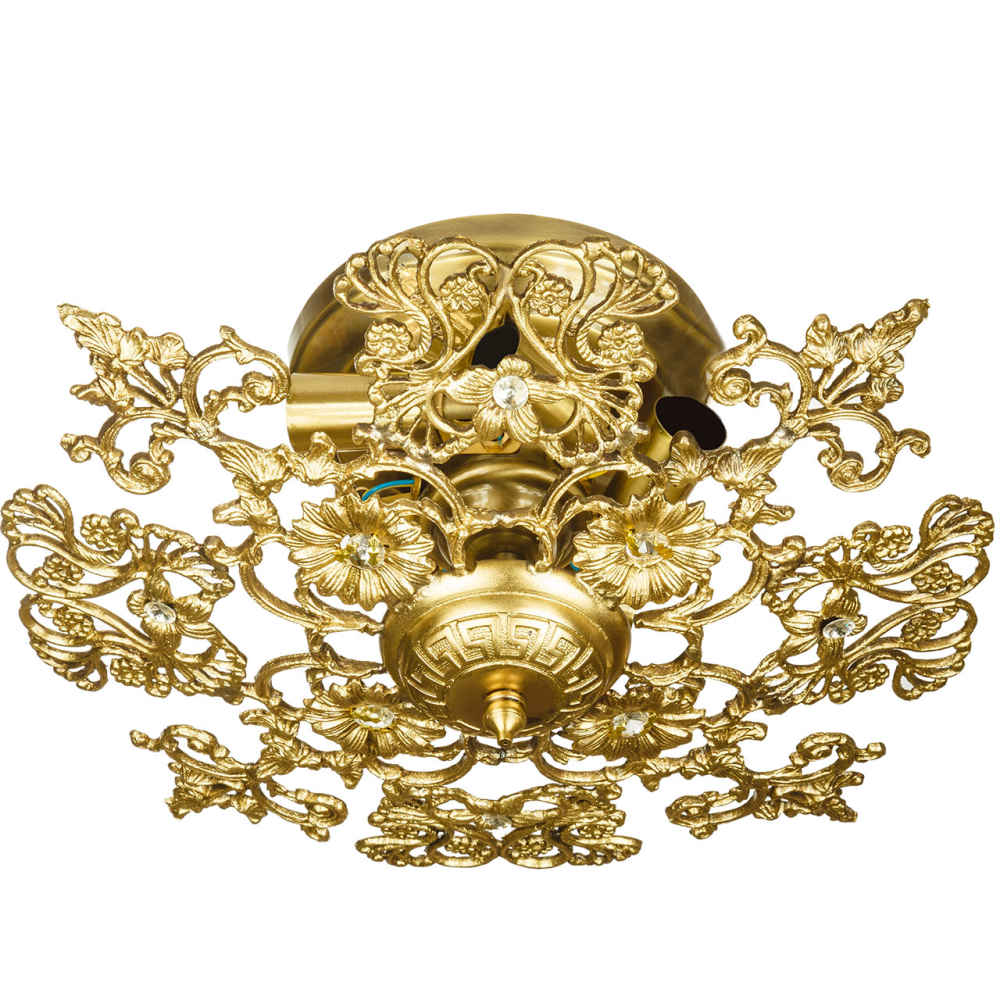 Main image of 黄铜半吸顶吊灯 – 佛罗伦萨复古风 Aysan