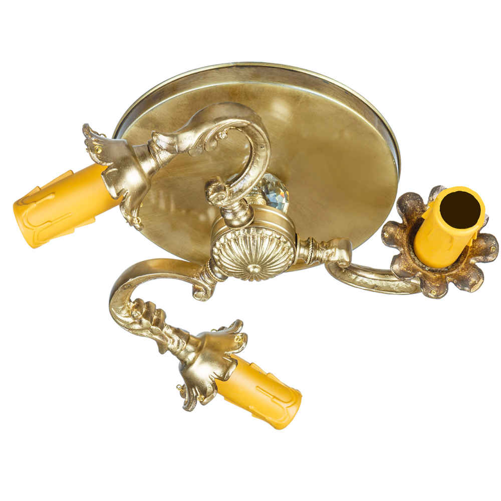 Main image of 黄铜半吸顶吊灯 – 佛罗伦萨复古风 Hiva