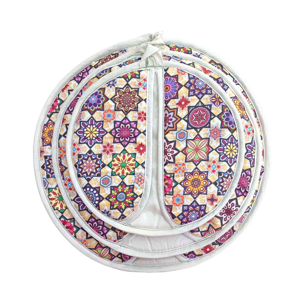 Damkoni – 波斯米饭帽形锅盖蒸汽收集器 3 件套 – Golabeton 款