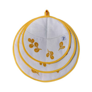 Damkoni – 波斯米饭帽形锅盖蒸汽收集器 3 件套 – Leaf 款