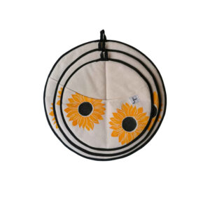 Damkoni – 波斯米饭帽形锅盖蒸汽收集器 3 件套 – Sunflower 款
