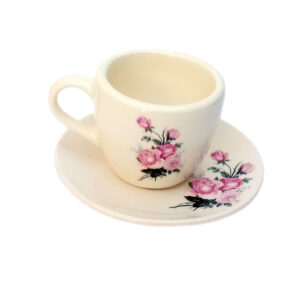 波斯茶杯套装（2件含茶托）– Dorsa 陶瓷设计