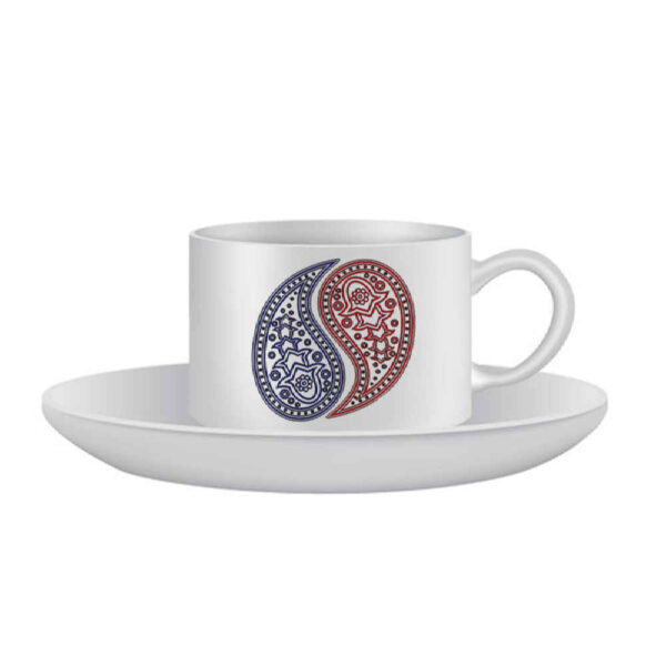 波斯茶杯套装（4件含茶托）– Eslimi 陶瓷设计