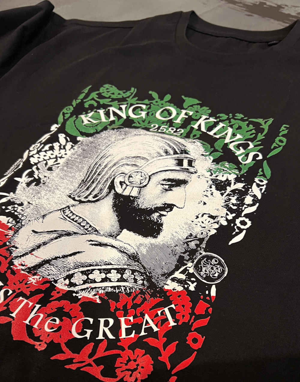 波斯T恤 款式 Cyrus The Great – 伊朗文化自豪T恤