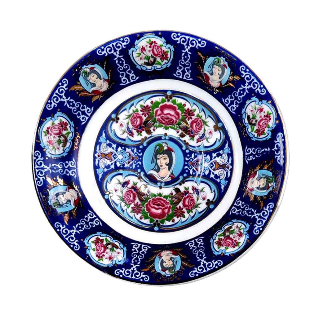 波斯茶托 – 瓷器细密画设计(6件套)