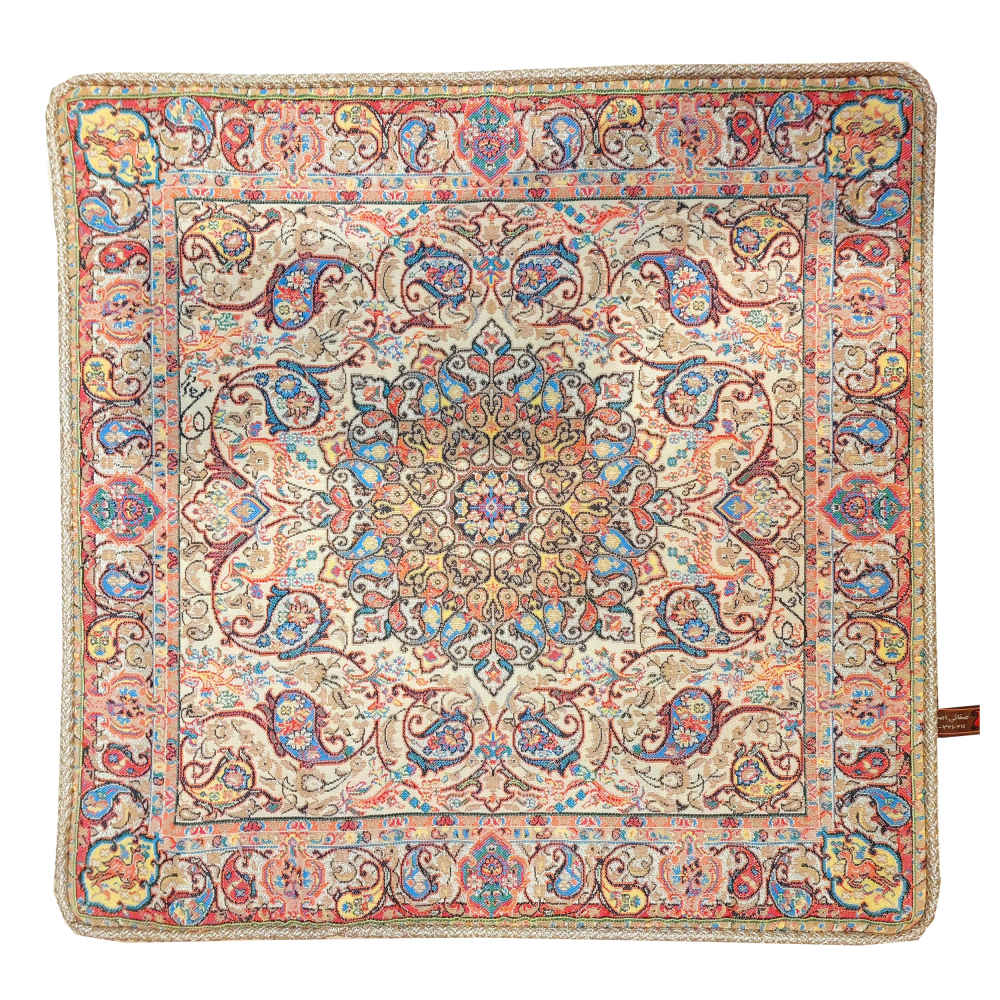 Main image of 波斯特尔梅靠垫套 – 阿胡款（2件） | 优雅波斯丝绸工艺