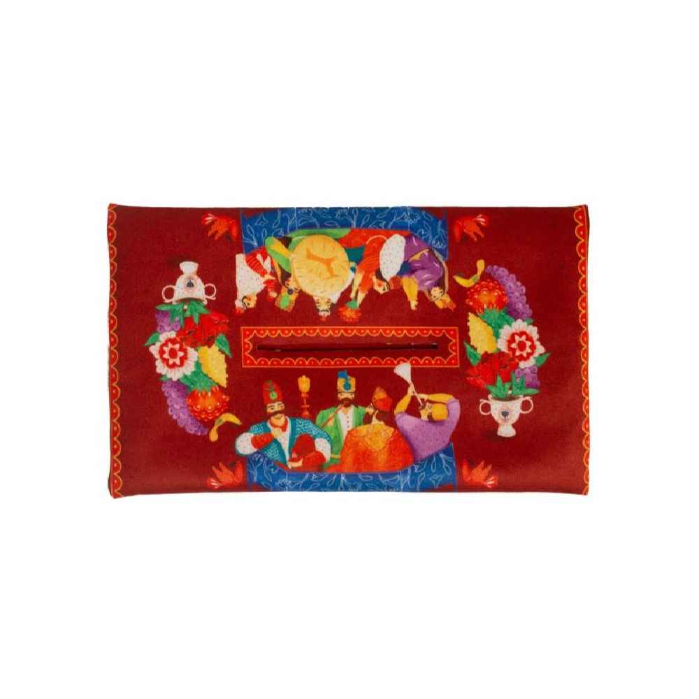 波斯天鹅绒纸巾盒 – Ghajar 优雅款