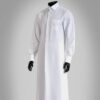 男士白色 Thawb – 传统阿拉伯长袍