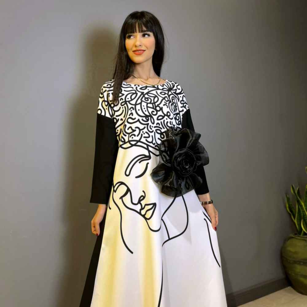 Main image of 女士时尚长袖连衣裙 适合宴会 款式 Jure Digar