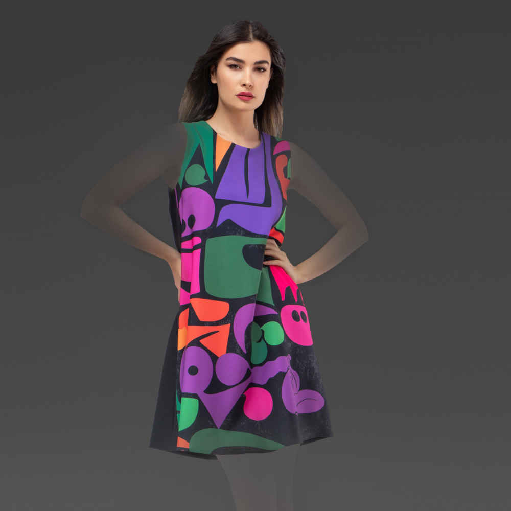 Main image of 女士时尚无袖连衣裙 适合各种身型 款式 Raaz