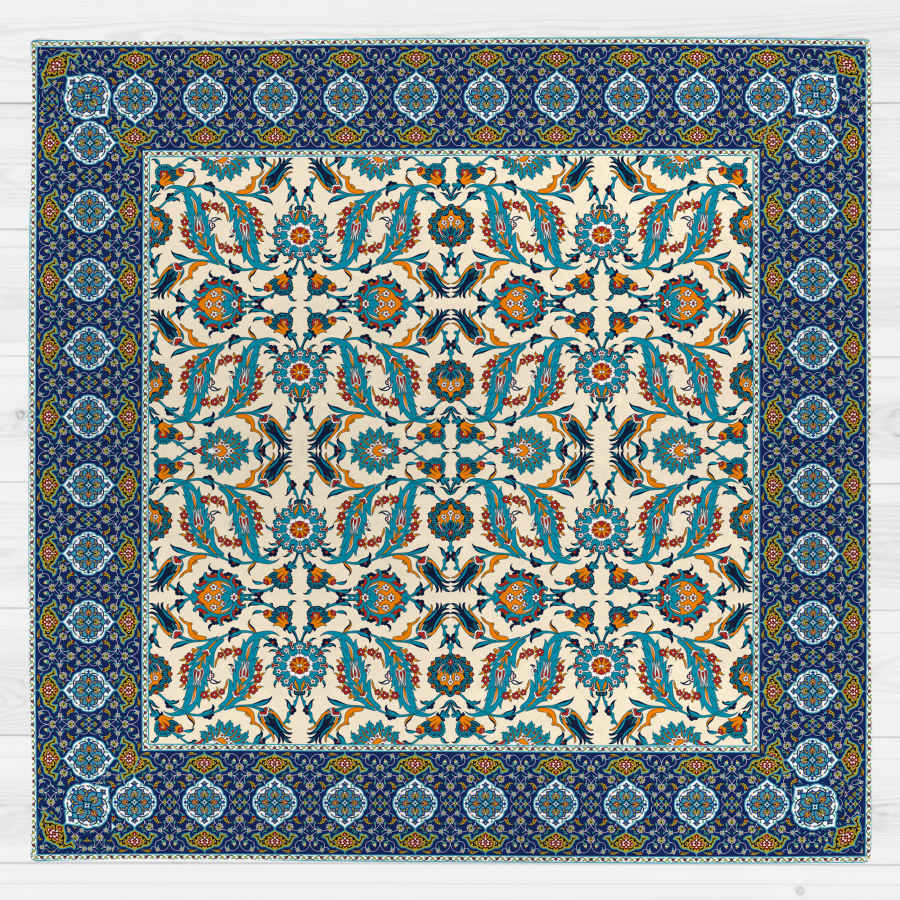 Main image of 天鹅绒桌布 波斯优雅风格设计 Eslimi