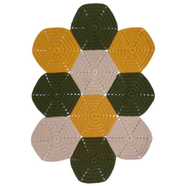 钩针手工编织桌布 模型 Boho 款