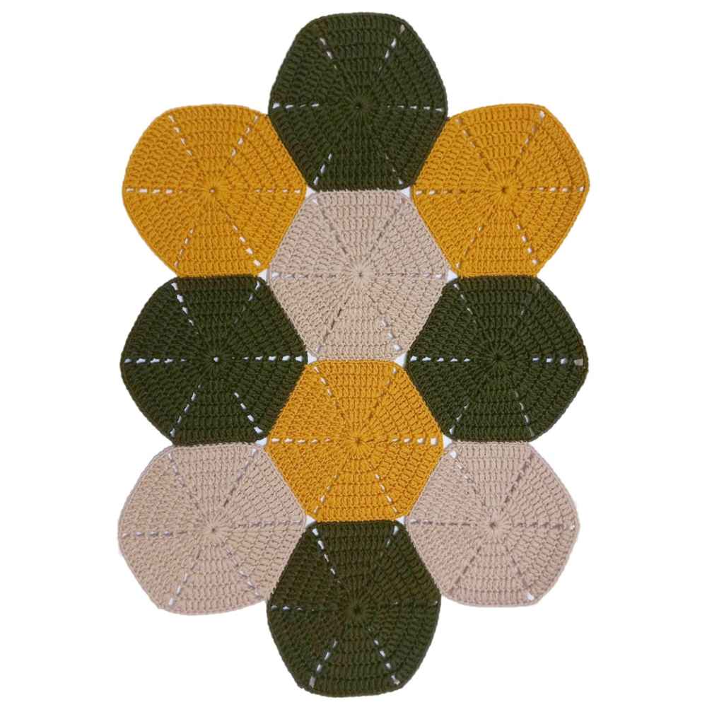 Main image of 钩针手工编织桌布 模型 Boho 款