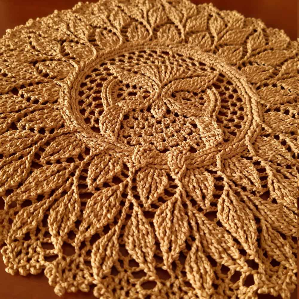 钩针手工编织桌布 模型 猫头鹰款