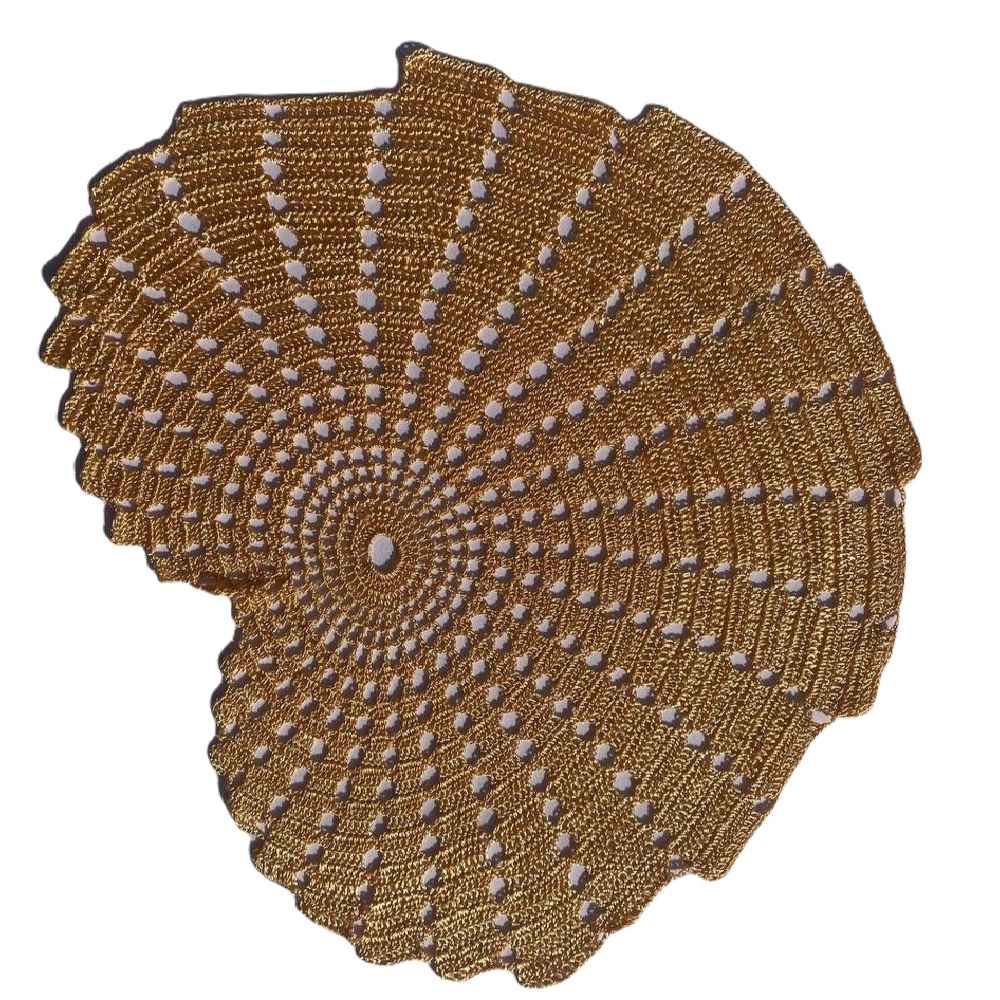 Main image of 钩针手工编织桌布 模型 蜗牛款