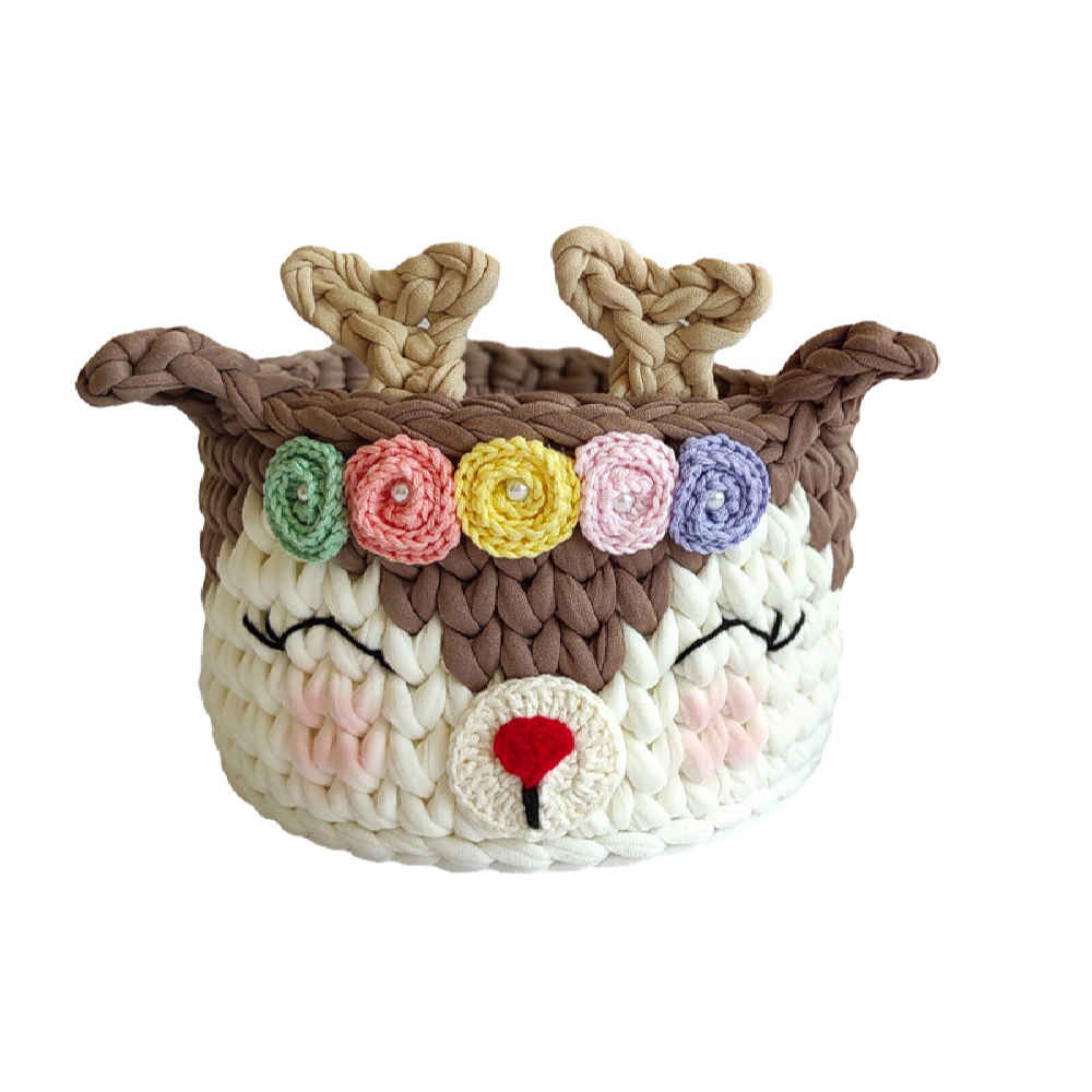 Main image of 鹿造型毛线钩针收纳篮 Ahoo 款