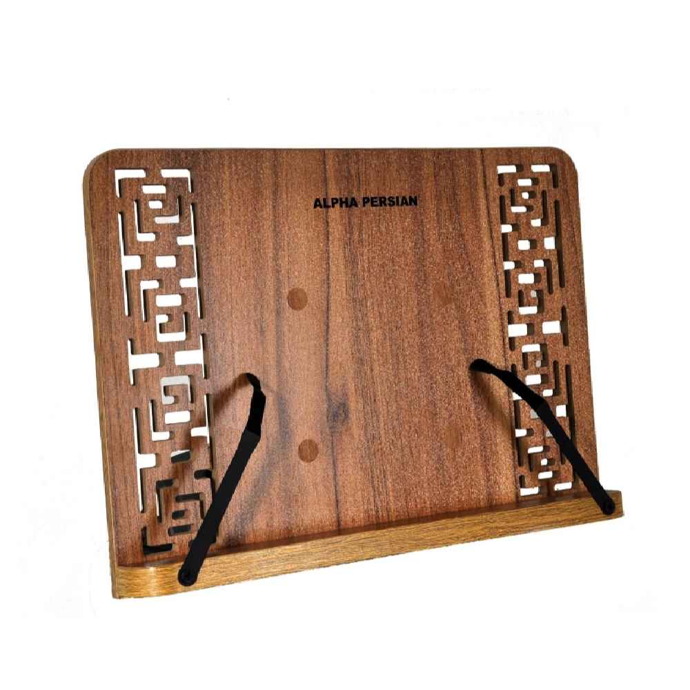 Main image of 折叠木质书架：舒适阅读的完美选择 – Alpha 款