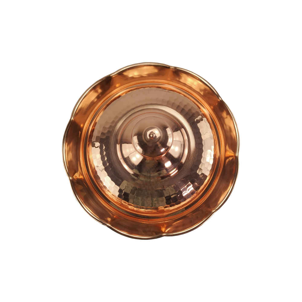 手工波斯铜制糖碗 – 锤纹款 Chakoshi