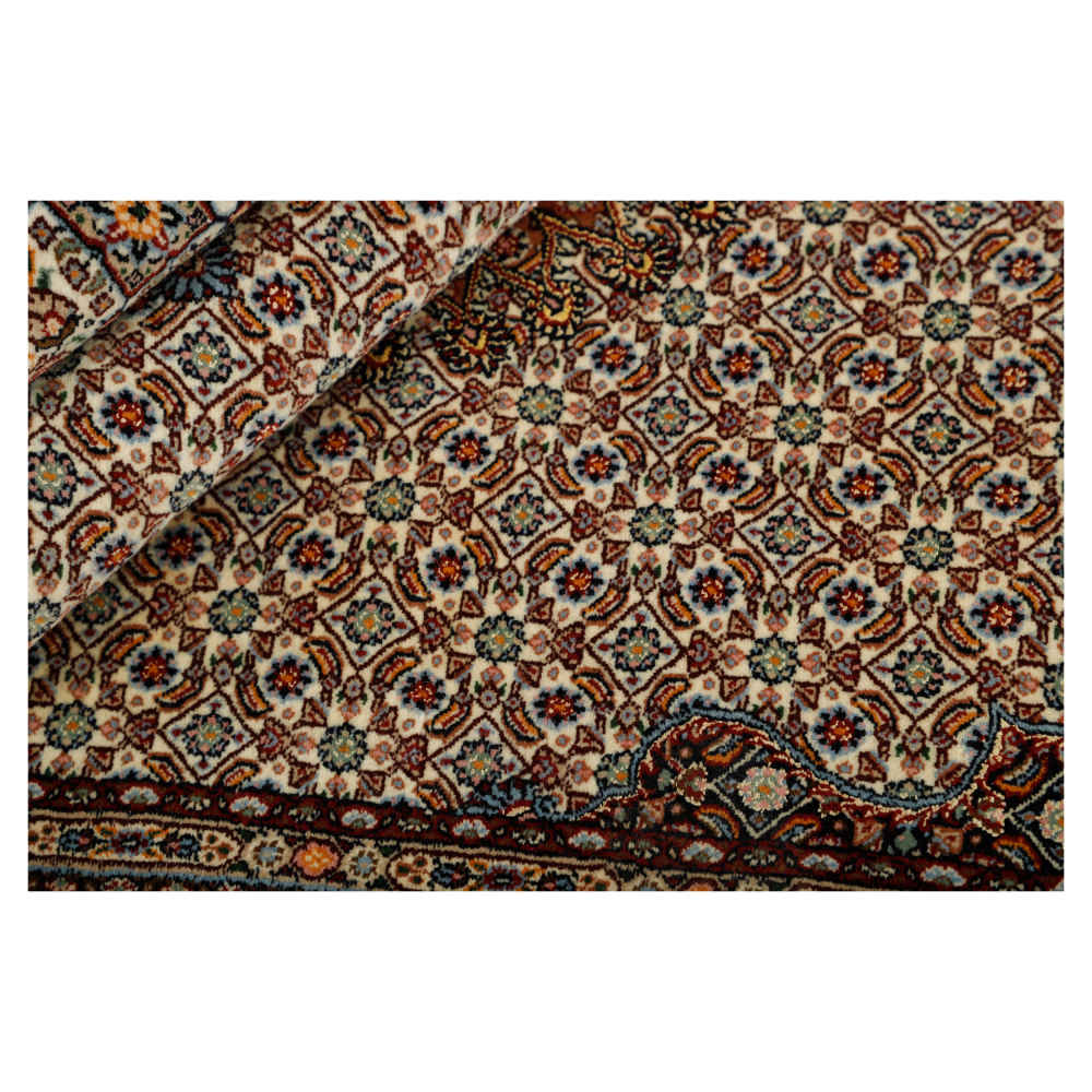 波斯丝地毯 手工结制 原创 Golabetoon Riz Mahi 棕色