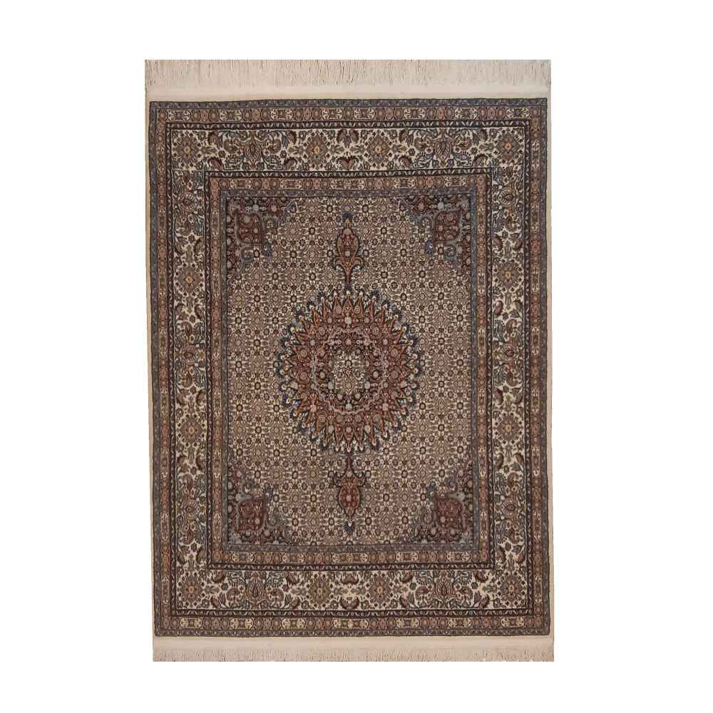 Main image of 波斯丝地毯 手工结制 Riz Mahi 产自比尔詹德 棕色