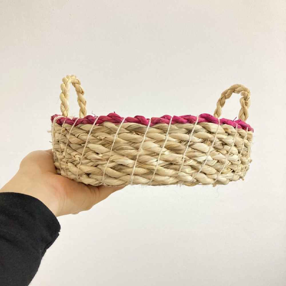 波斯手工编织棕榈叶收纳篮 Artemis 款