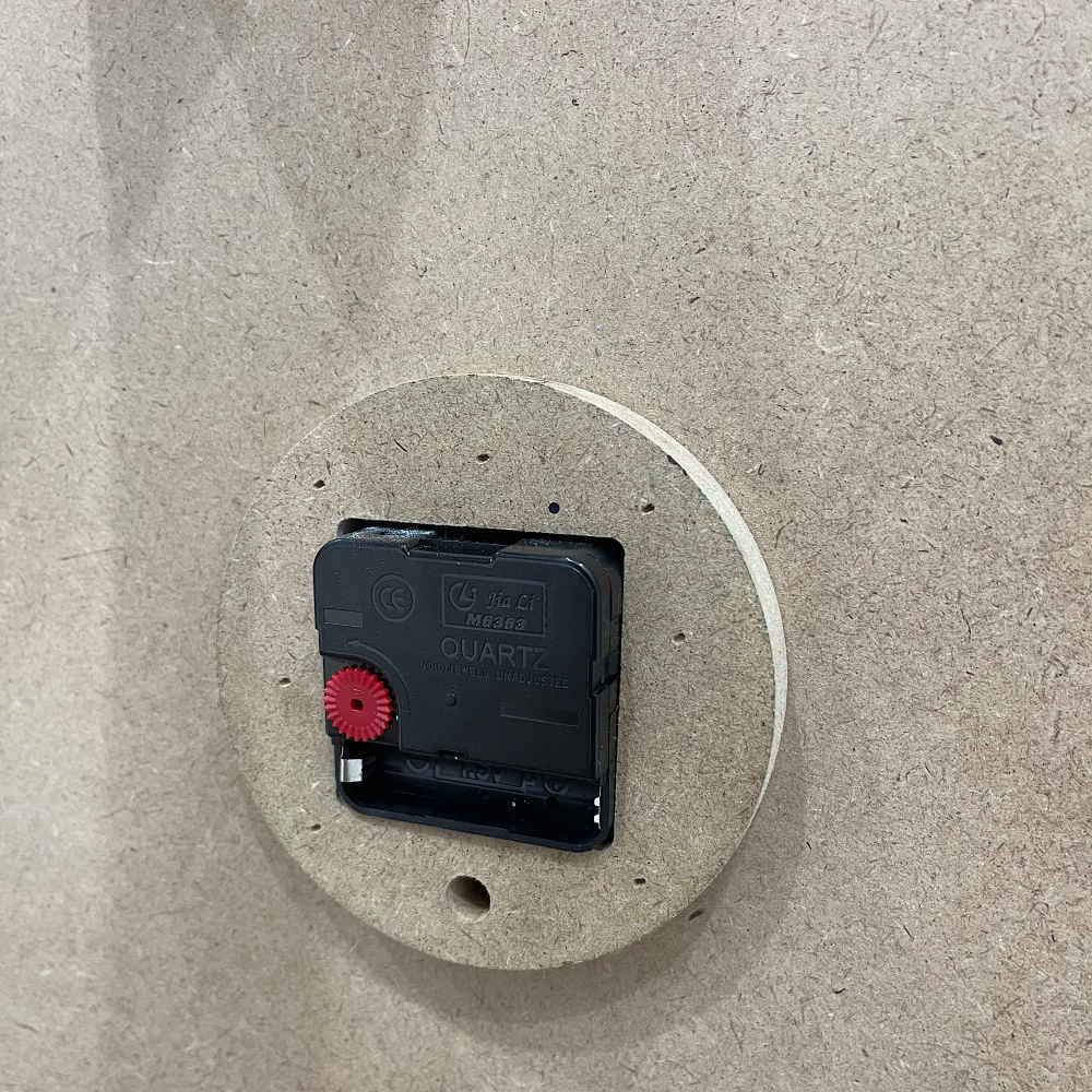 手工树脂壁挂时钟 – 抽象风格 海滩