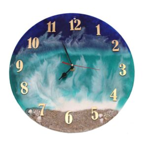 手工树脂壁挂时钟 – 抽象风格 Sahel