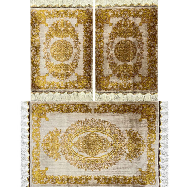 手工波斯地毯主题丝绸桌布 Versace 款