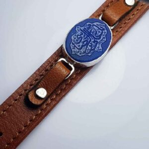 伊斯兰皮革扣式手链 —— 雷扎款