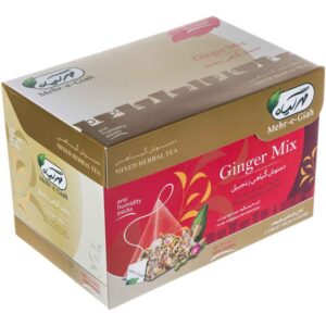 草本茶混合：姜、肉桂、红玫瑰与薄荷 – 4包