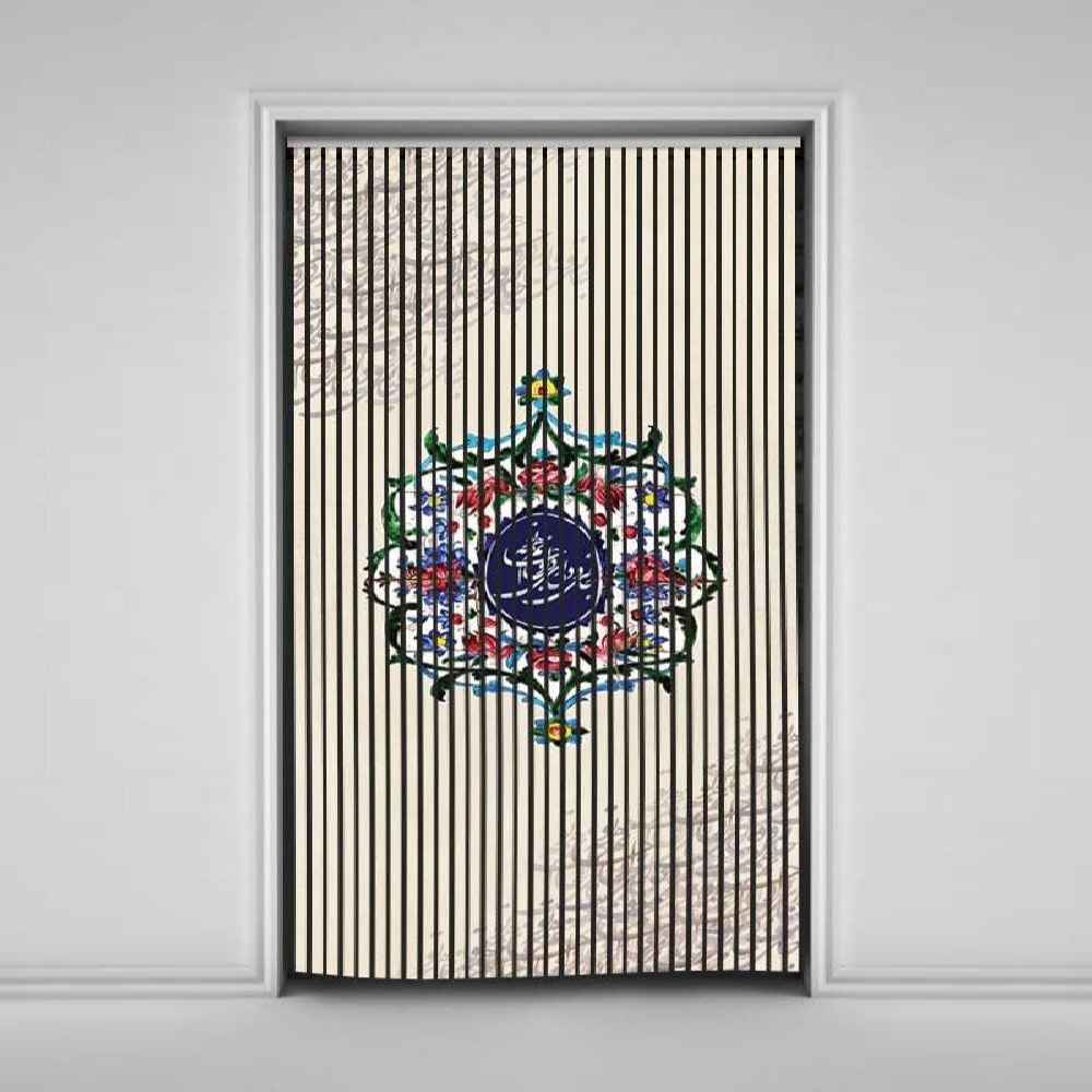 波斯天鹅绒垂直百叶窗帘 – 抽象 Jan o Del 图案