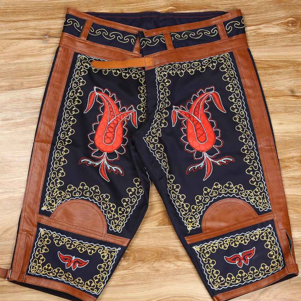 Main image of 波斯 Zoorkhaneh 运动三分裤 – 皮革款