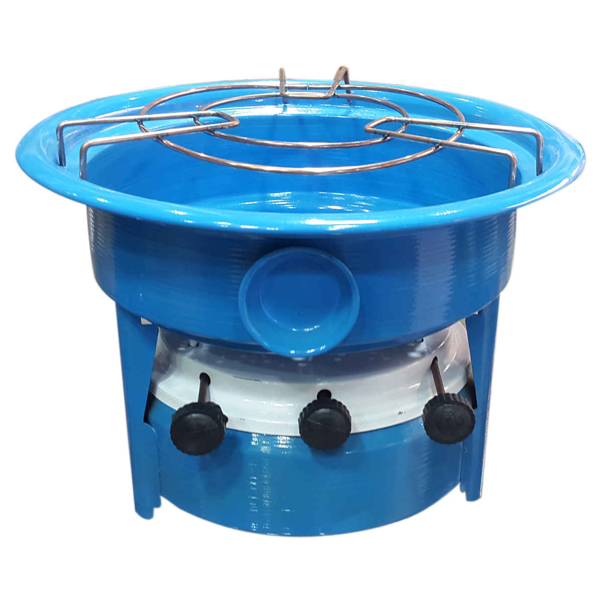 Main image of 便携式户外三炉头油炉 – 多功能且强劲