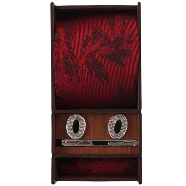 男士领带、手帕及袖扣套装 – 奢华款 Sorkh