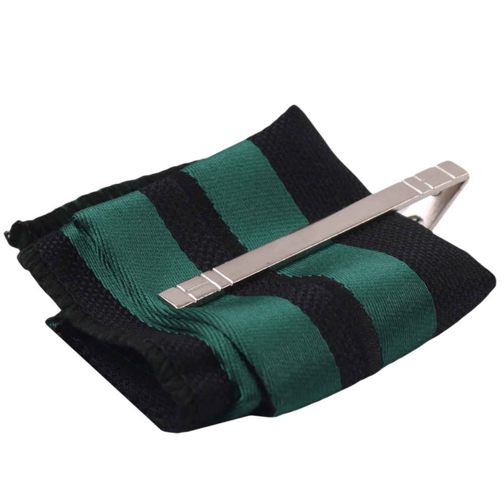 男士领带、手帕及袖扣套装 – 奢华条纹款