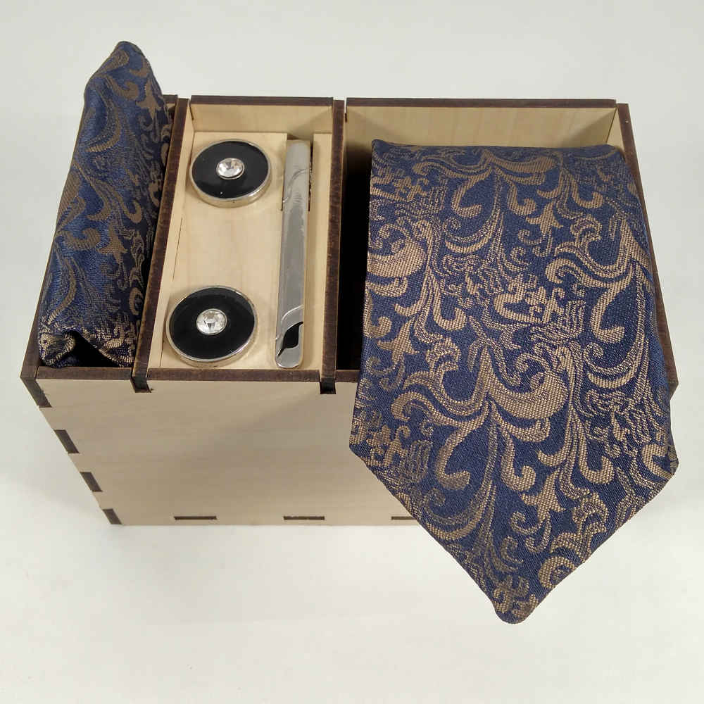 Main image of 男士领带、手帕及袖扣套装 – 奢华款 Kian